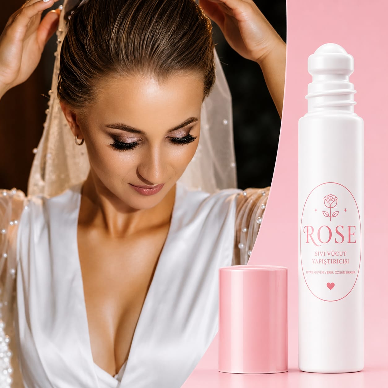 ROSE SIVI VÜCUT YAPIŞTIRICISI